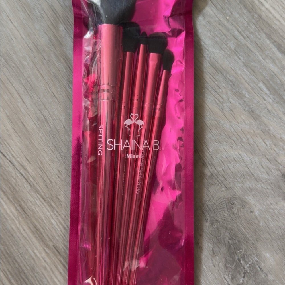 Shaina B Pink Makeup Brush Set